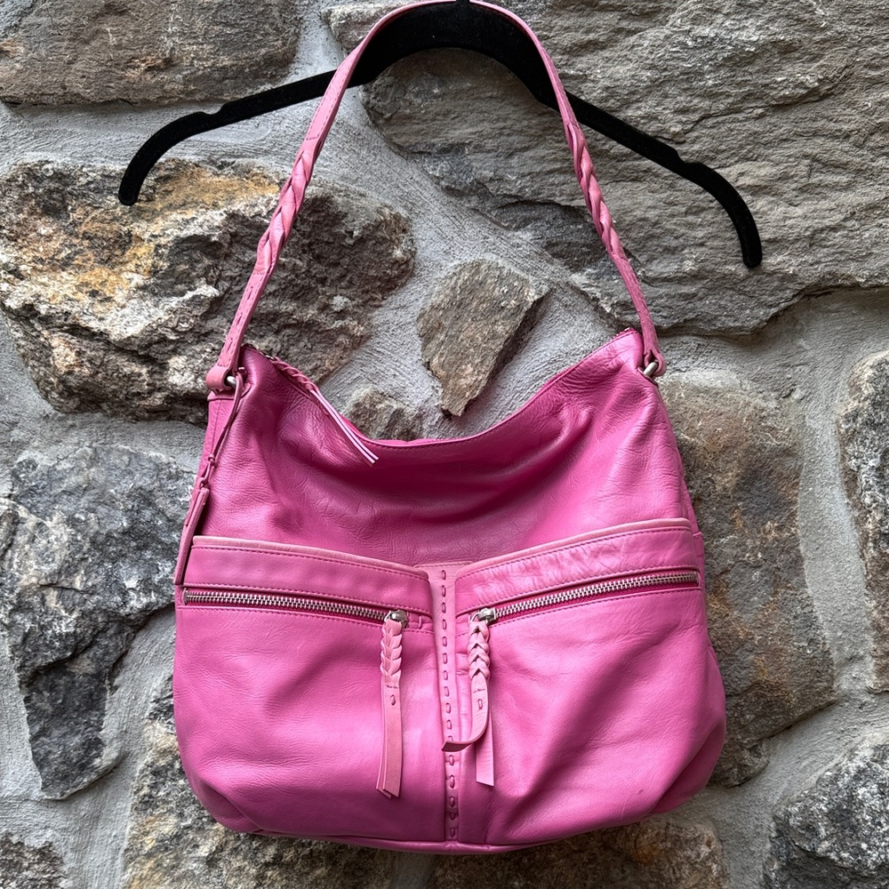 RADLEY LONDON Vibrant Pink Hobo Bag